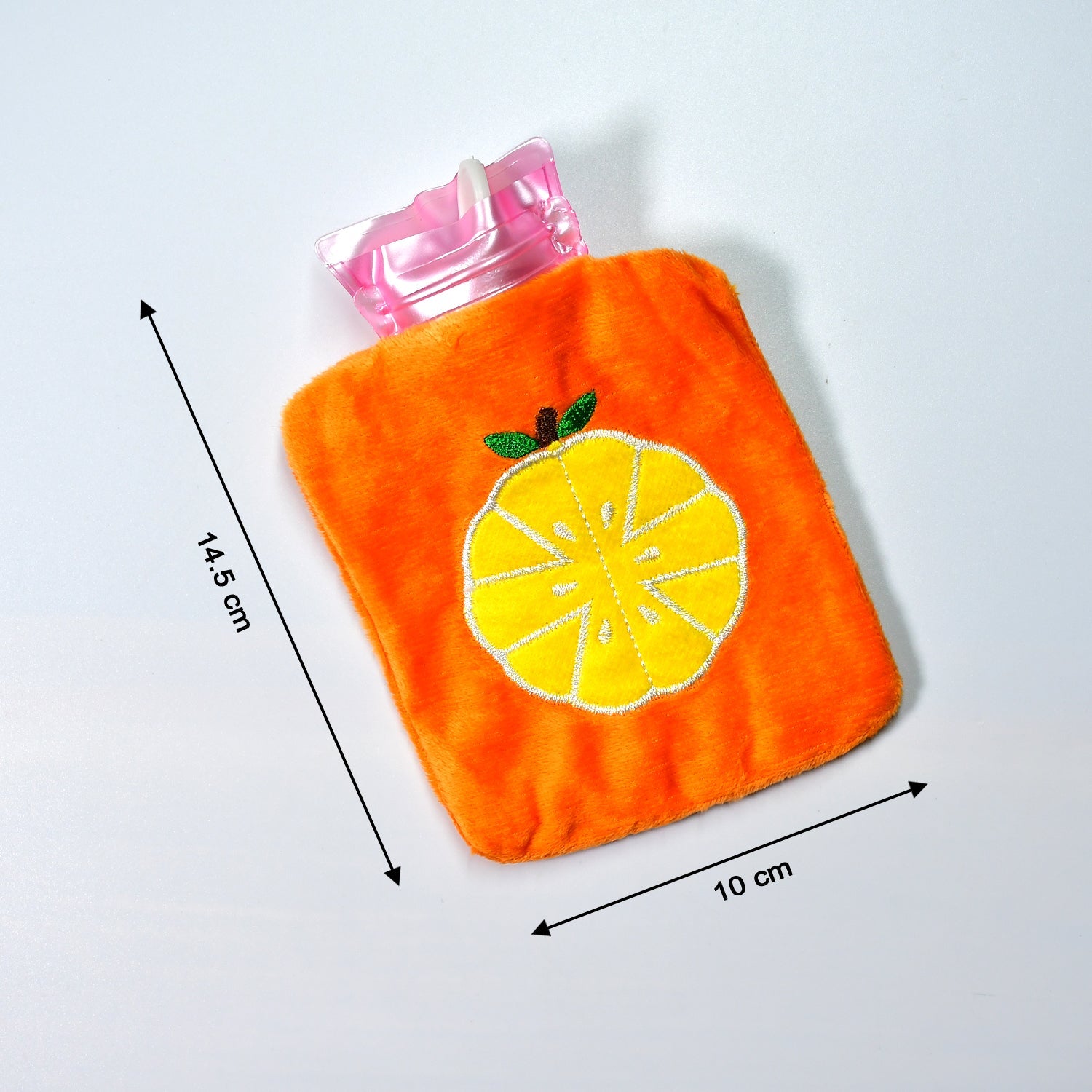 6510 Orange small Hot Water Bag with Cover for Pain Relief, Neck, Shoulder Pain and Hand, Feet Warmer, Menstrual Cramps. DeoDap 6510 Orange small Hot Water Bag with Cover for Pain Relief, Neck, Shoulder Pain and Hand, Feet Warmer, Menstrual Cramps. DeoDap